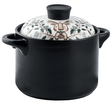 Royal Duke 有古窯 鋰輝石日式直身砂鍋 3.5L 童趣小鹿  1個