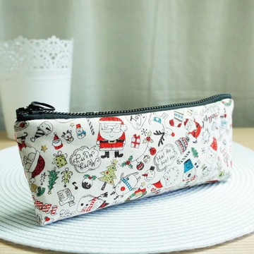 Lovely【日本布訂製】歡樂聖誕筆袋、工具袋、米