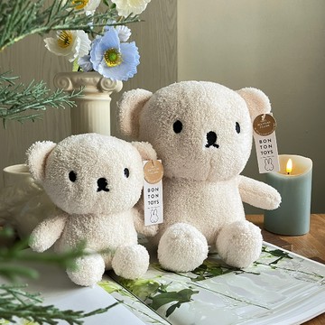 BON TON TOYS｜Boris Bear 小熊填充玩偶-奶油 17/24cm - 17CM