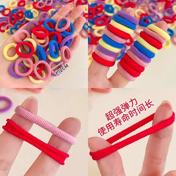 兒童發圈不傷發高彈力頭繩女童扎發皮筋小女孩橡皮筋寶寶發繩頭飾