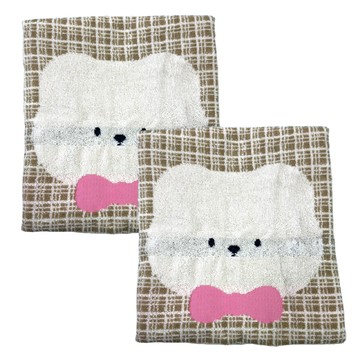 Gemini 双星毛巾 情侶熊毛巾 棉紗 75 x 35cm  棕色  2條