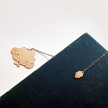 雲朵兒飄飄浪笑笑| 插畫風 |書籤 | 品牌趣味金工|手工文青風