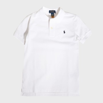 Ralph Lauren White Cotton Polo Shirt