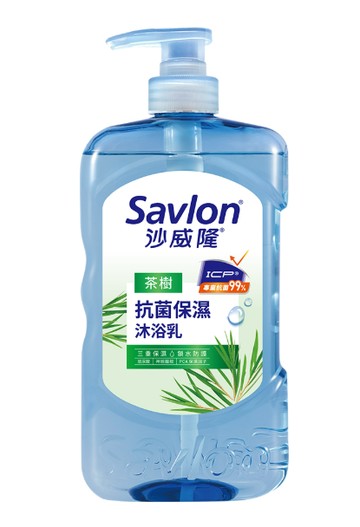 【沙威隆Savlon】850g保濕沐浴乳-茶樹