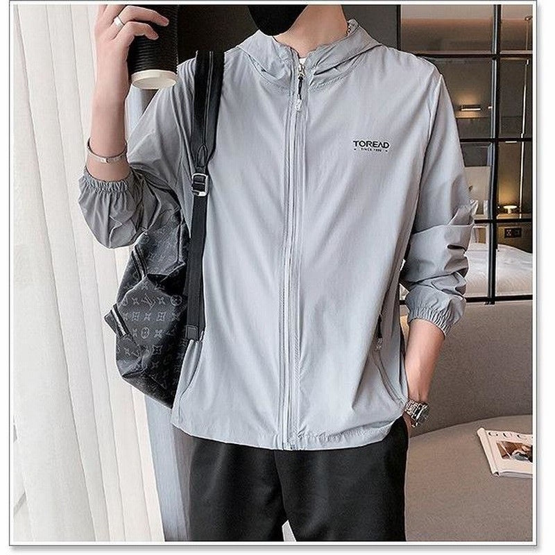SALE／86%OFF】 UVカット パーカー メンズ おしゃれ 涼しい 紫外線 防止 日焼け UVパーカー プール 夏 長袖  大きいサイズも多数商品情報から↓