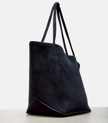 The Row Park Edge Medium suede tote bag