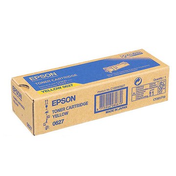 EPSON 黃色原廠碳粉匣 / 個 S050627