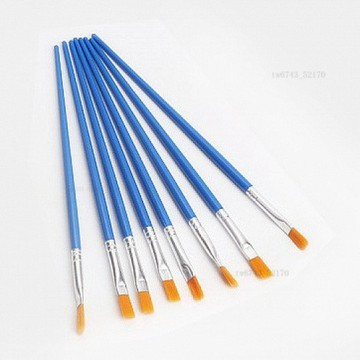 糖心~2支裝 黏土工具尼龍畫筆 水彩筆 描邊筆 勾線筆 平頭筆 繪畫工具 大型活動專用 油畫 水彩