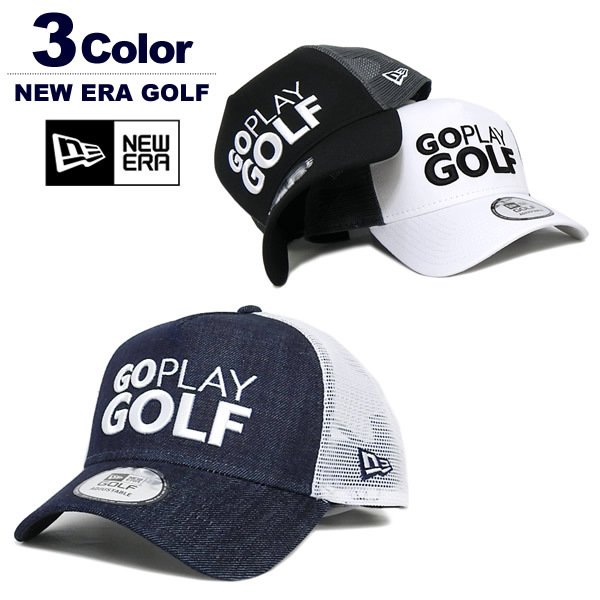 ニューエラゴルフ 帽子 キャップ メンズ 9forty トラッカーキャップ メッシュ 吸汗性 Uvカット Newera Goplaygolf 21春夏 通販 Lineポイント最大0 5 Get Lineショッピング