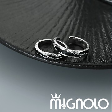 MIGNOLO｜復古暗影戒指 百搭 個性戒指 開口可調 朋克暗黑風 男女可戴 男生戒指 女戒指 戒指 情侶戒指