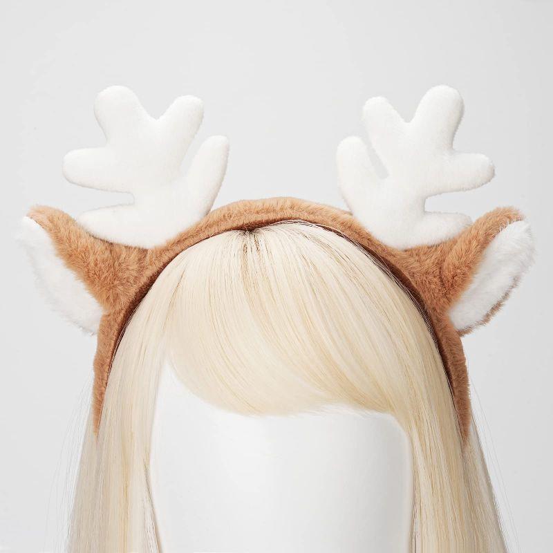 トナカイ カチューシャ 鹿 鹿の角 鹿みみ 獣耳 クリスマス コスプレ