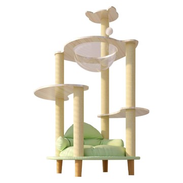 貓跳台 K款 綠色  1個