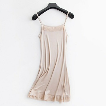 現貨+預購 頂級法式睡衣絲質上衣絲綢背心透氣冰絲睡衣裙短裙-針織蕾絲無袖女裙子3色74lt56【獨家進口】【米蘭精品】