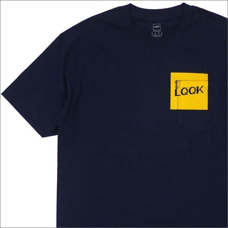 LQQK STUDIO(ルックスタジオ) OVER THE POCKET T-SHIRT (Tシャツ) NAVY ...