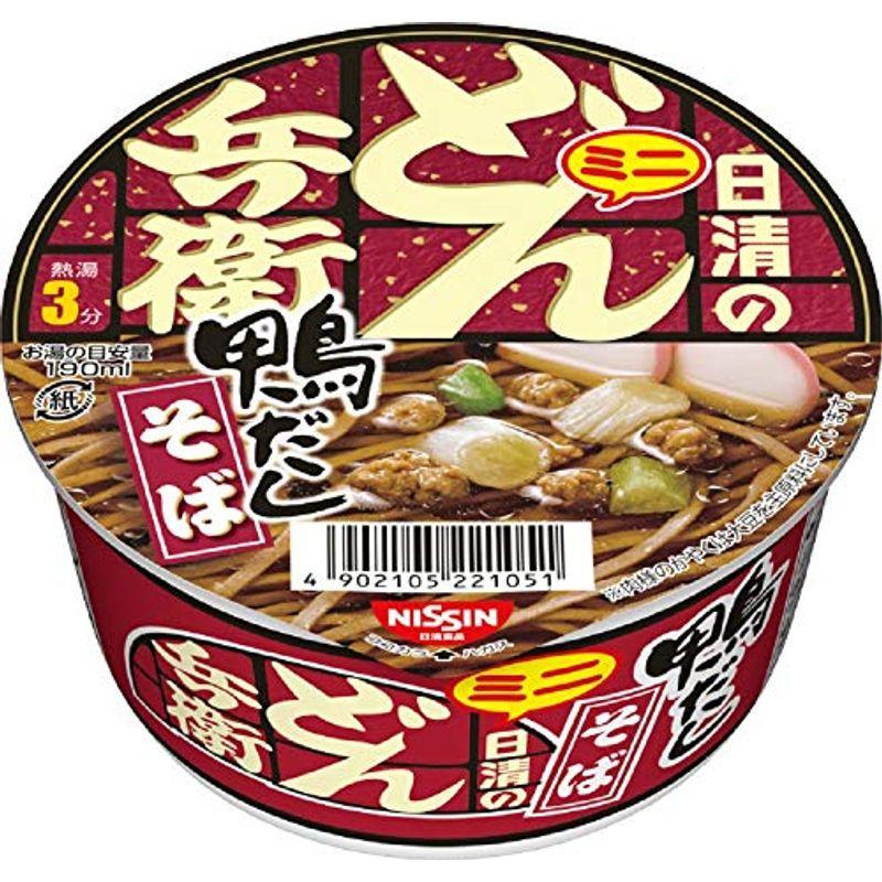 日清食品 どん兵衛 鴨だしそばミニ 46g×12個