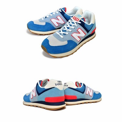 NEW BALANCE ML574SOS width D BLUE ニューバランス 574 スニーカー