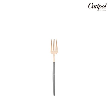 葡萄牙Cutipol GOA灰玫瑰金18.5cm點心叉