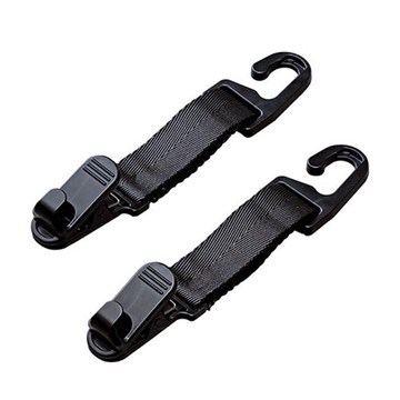 日本SEIWA 多功能掛勾夾 車用椅背頭枕 掛鉤2入 WA53【299免運領券再享折扣】