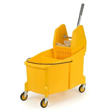20/24/32/40L清潔便捷榨水車塑料加厚單桶拖把桶柞水車清潔擠水車[DD150210]