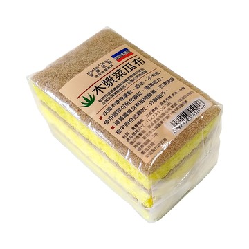 蘆薈木漿 菜瓜布-3入 x 6包