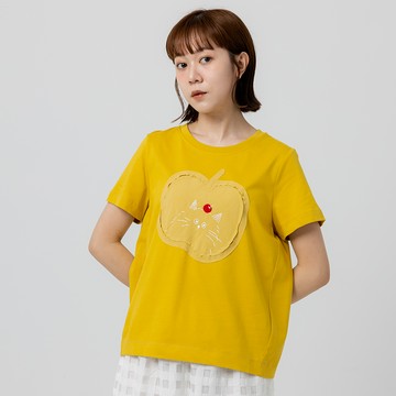 a la sha 蘋果裡的miao棉T