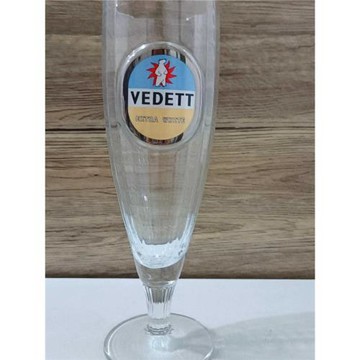 比利時原裝進口白熊Vedett專用杯啤酒杯330ML高腳杯玻璃杯馬賽克