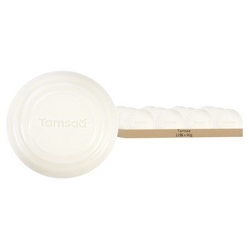 TAMSAA 保濕山羊乳肥皂 白色  90g  12個
