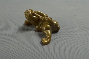 貔貅茶寵金蟾蜍彌勒佛茶道配件招財金蟬茶玩茶盤擺件變色茶寵