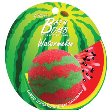 Saboo 泡泡沐浴球 WATERMELON 西瓜  150g  1顆