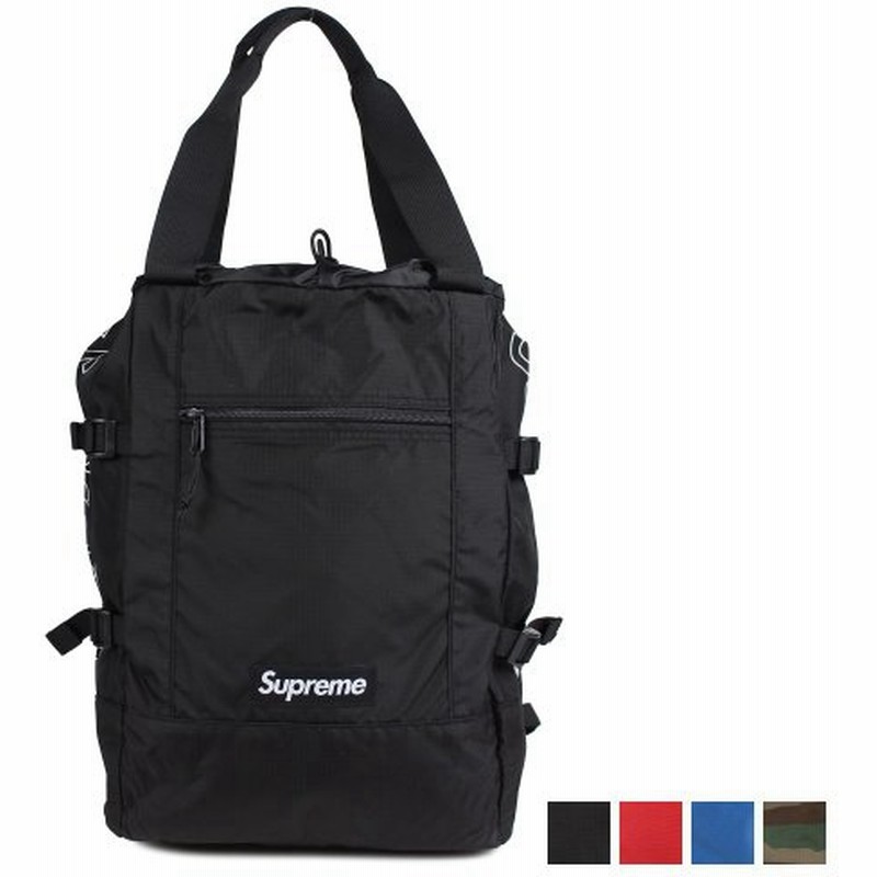 シュプリーム Supreme リュック バッグ トート メンズ レディース 18l 2way Tote Backpack ブラック レッド ブルー カモ 黒 迷彩 通販 Lineポイント最大0 5 Get Lineショッピング