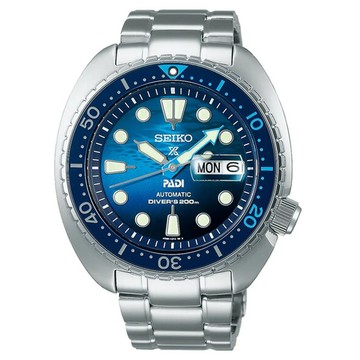 SEIKO PROSPEX PADI 海龜 陶瓷錶圈200米 機械錶-藍45mm SRPK01K1/4R36-06Z0F_SK028 送禮 禮物 推薦