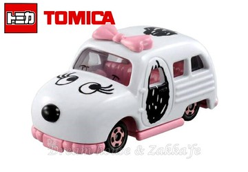 日本【トミカ】SNOOPY 史努比 BELLE 小汽車玩具 《 Dream TOMICA 》 ★ Zakka'fe ★