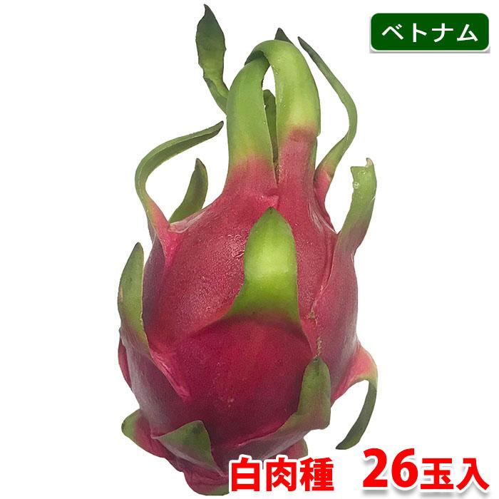 ベトナム産　ドラゴンフルーツ　白肉種　26玉入り（箱）