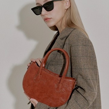 韓國ELLIE BAG | 棕色 | 腋下包 側背包 斜孭袋