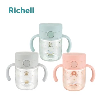 日本 Richell 利其爾AX新款幻夢系列_直飲水杯200ml【六甲媽咪】