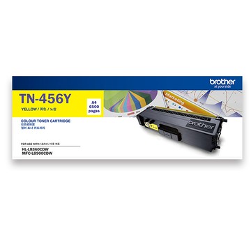 Brother TN-456Y 原廠黃色碳粉匣（適用：HL-L8360CDW、MFC-L8900CDW)