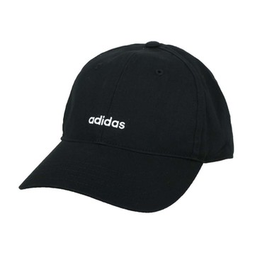 ADIDAS 運動帽-純棉 老帽 防曬 遮陽 運動 帽子 愛迪達 GE1249 黑白