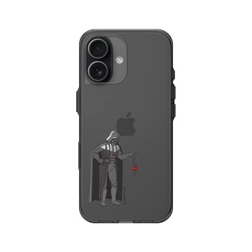 iPhone 17 Clear (相機按鈕) 酷墨灰 - 迪士尼-星際大戰 Star Wars - 黑武士-溜溜球炫技-幽默系列