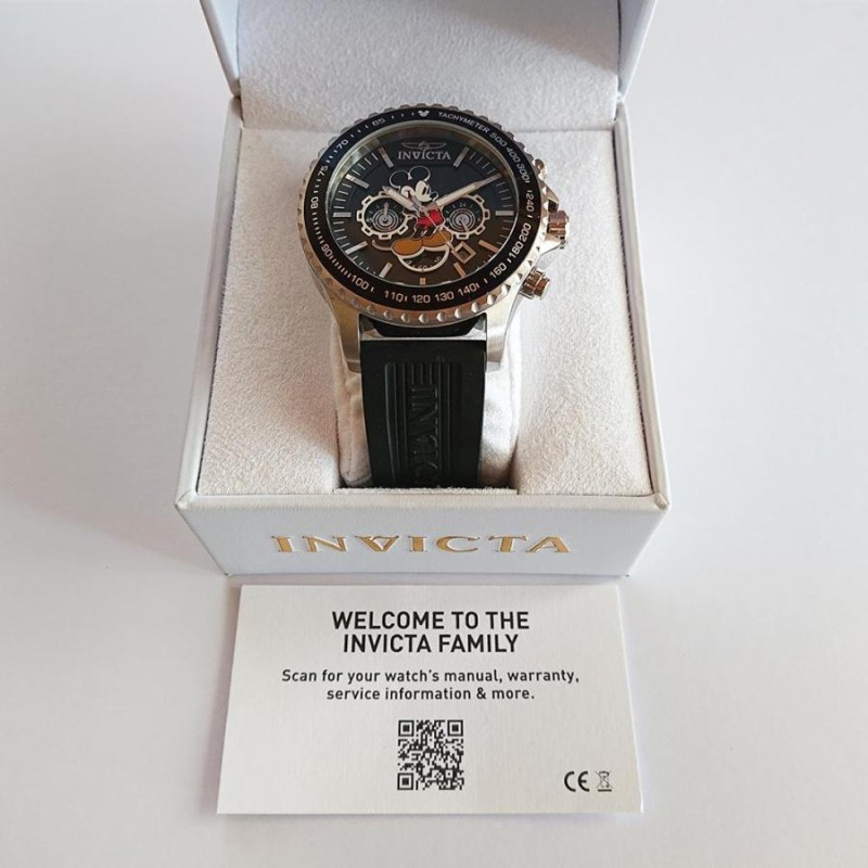 世界限定 INVICTA インビクタ 腕時計 メンズ ブラック 新品 ディズニー ...