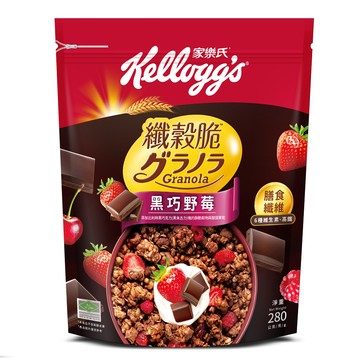 家樂氏纖穀脆-黑巧野莓 280g