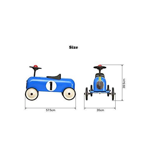 ARTABURG リトル メタル カー  ブルー  乗用トイ 乗用玩具 足けり スチール レトロ クラシック