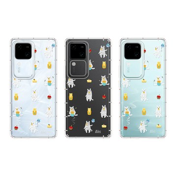 反骨創意 vivo 全系列 彩繪防摔手機殼-紗布熊 X/Y/V/70/60/50/300/200/100/90/FE/Pro/05/29s/04/76/31/21