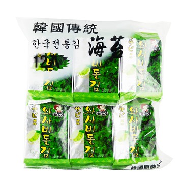 海樂多芥末味海苔5gx12