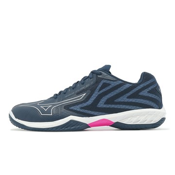 Mizuno 羽球鞋 Wave Claw EL 2 男鞋 女鞋 寬楦 藍 白 止滑 室內運動 羽排鞋 美津濃 71GA2583-66