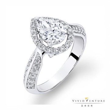 亞帝芬奇 GIA 1克拉 DVS1 鑽石 戒指 溫柔時光 鉑金台