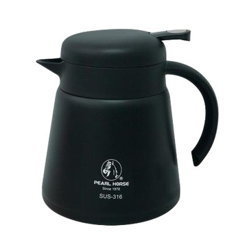 寶馬牌316不鏽鋼保溫咖啡壺/SHW-CF-800/800ml/黑色/個