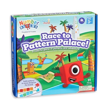 美國hand2mind - Numberblocks數字積木 圖形宮殿挑戰賽益智桌遊