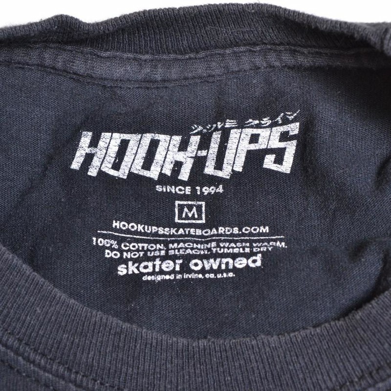 〇497818 ○HOOK-UPS ジルミクライン プリント長袖Tシャツ ロンT 