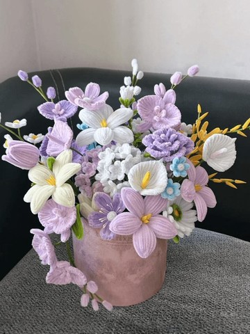 扭一扭🌹 扭扭棒抱抱桶diy手作花束材料包自製向日葵玫瑰禮物花送朋友禮物