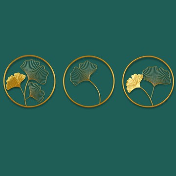 北歐風客廳金屬輕奢壁掛沙發電視背景墻飾掛件壁飾臥室墻面裝飾品